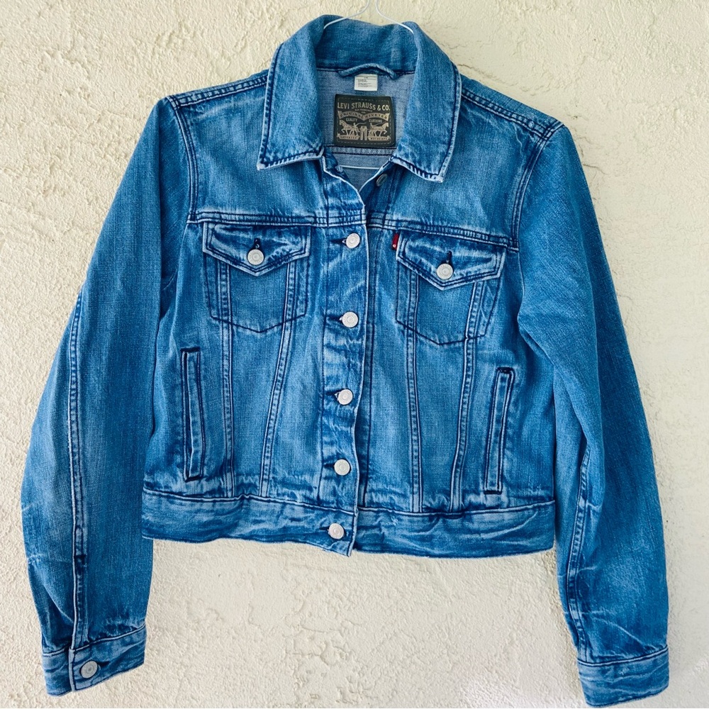 Levi's Women's Blue Denim Jacket L